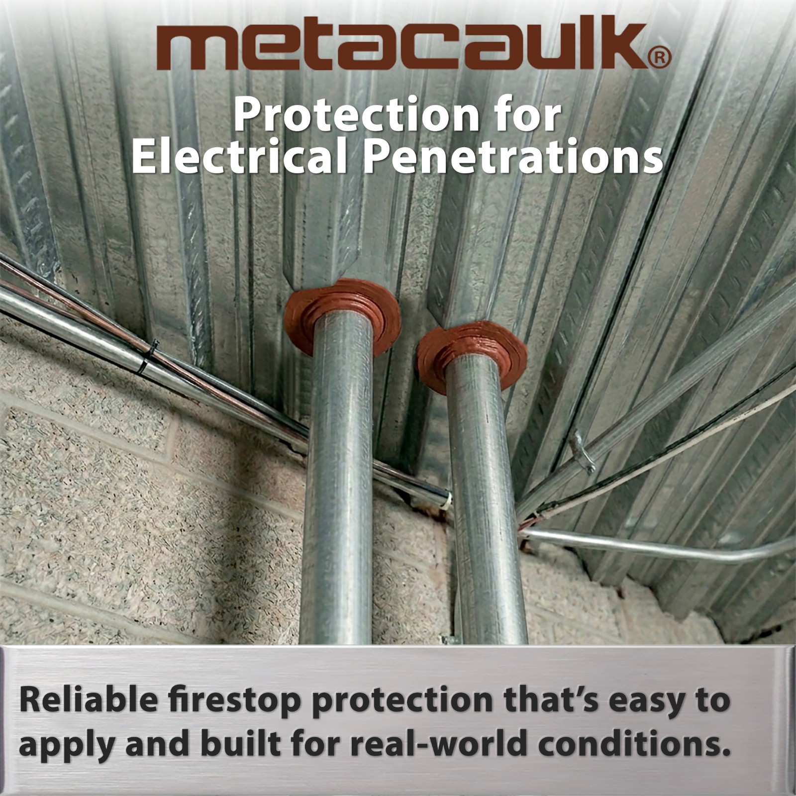 Metacaulk 150+ Firestop Sealant Red 10.3oz Cartridge Full Case of 12