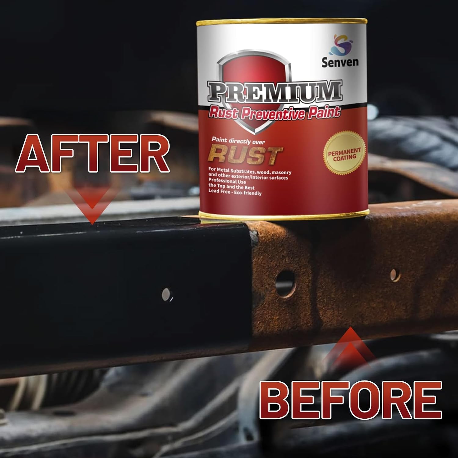 Rust-Stop and Corrosion Permanently Rust Preventive Coating Anti-Rust Automot…
