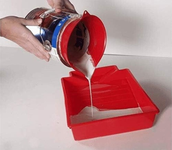 Flow-Control Paint Pourer for 1 Gallon Cans – Shur-Line 06100, Red Design