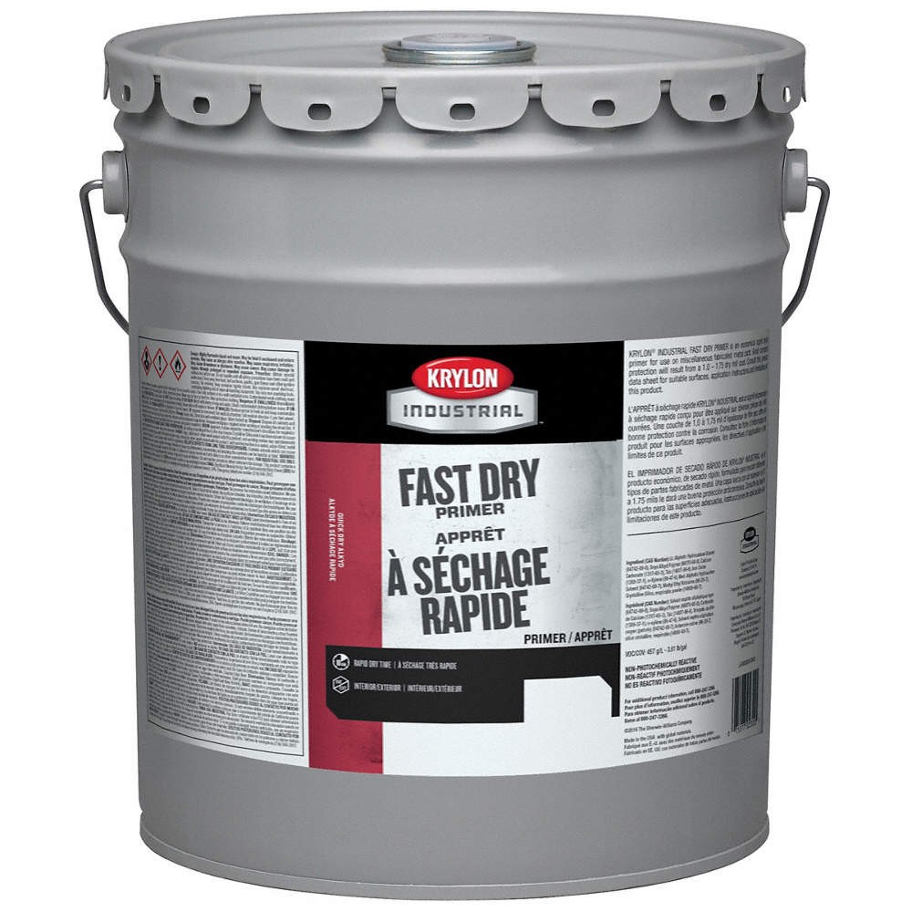 KRYLON K00020200-20 Primer,Solvent,640 oz.,Red,5 to 10 min. 38EM67