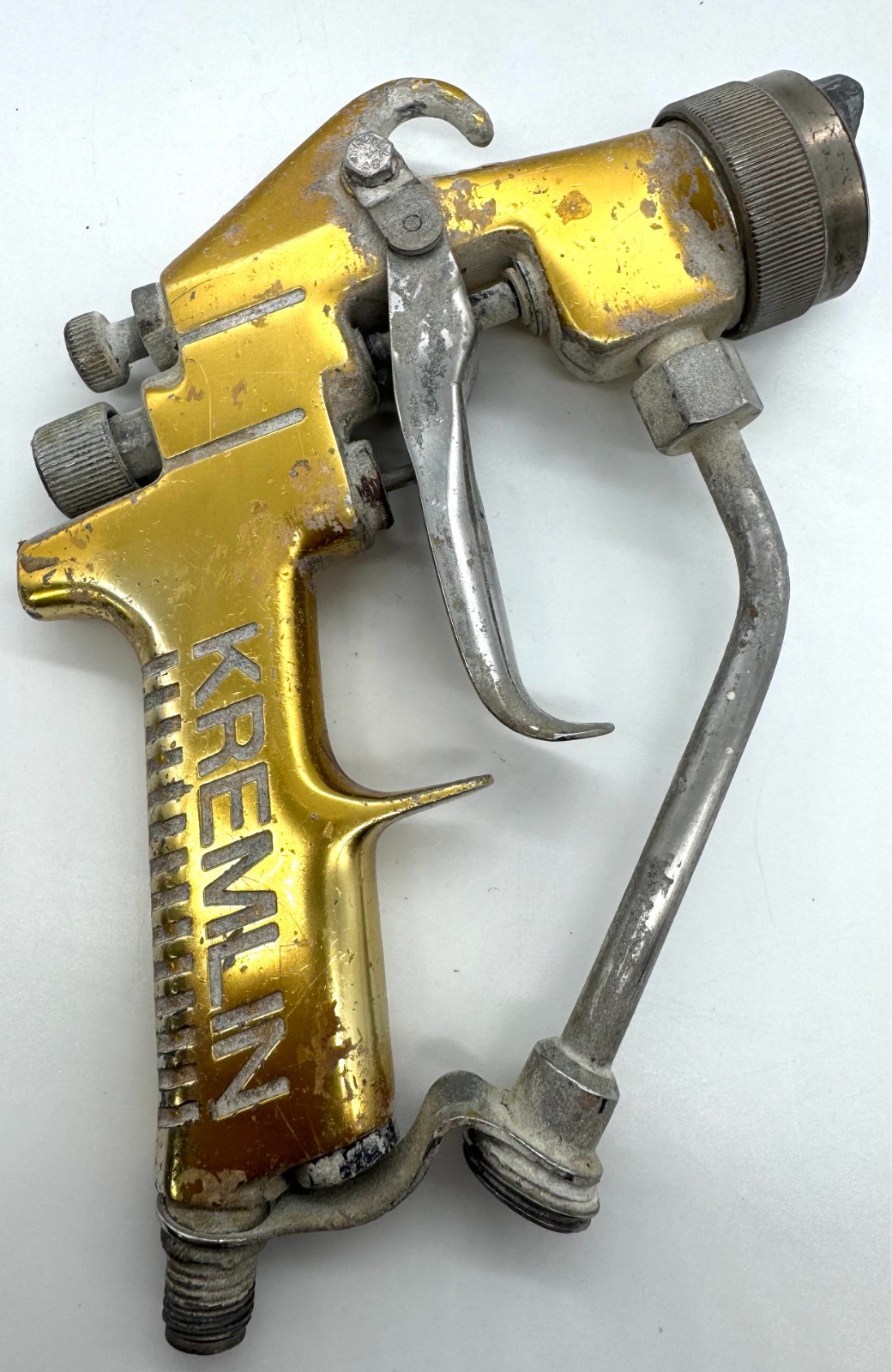 Kremlin MX Pressure Feed Paint Spray Gun w/ Extension Wand B16 Air Cap