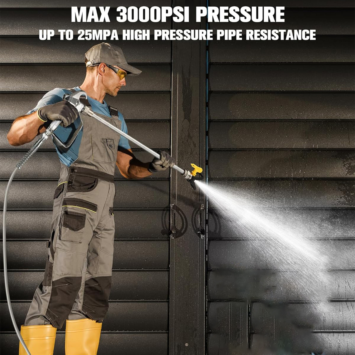 3500W High Pressure Airless Paint Sprayer High Efficiency Power Painting 110V