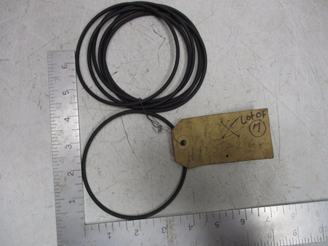 H125-268 O-Rings (Lot of 7)