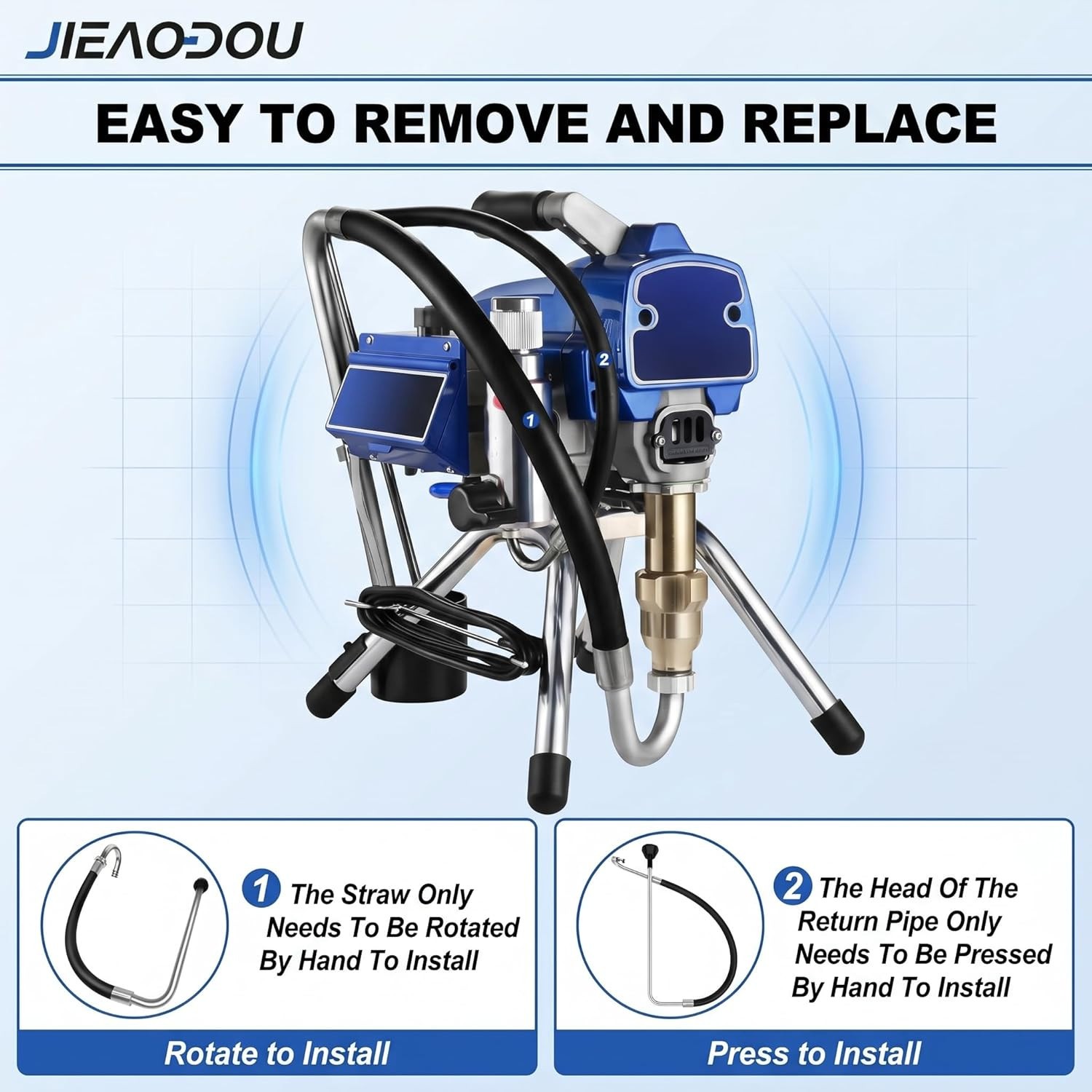 Suction Hose & Reflux Line Kit for Graco 390 395 490 495 595