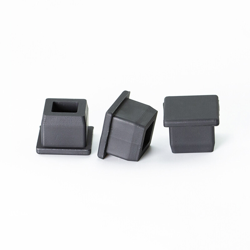 Black Square Silicone Plugs Blanking End Cap Pipe Tube Insert Bung 9.6mm-50.6mm