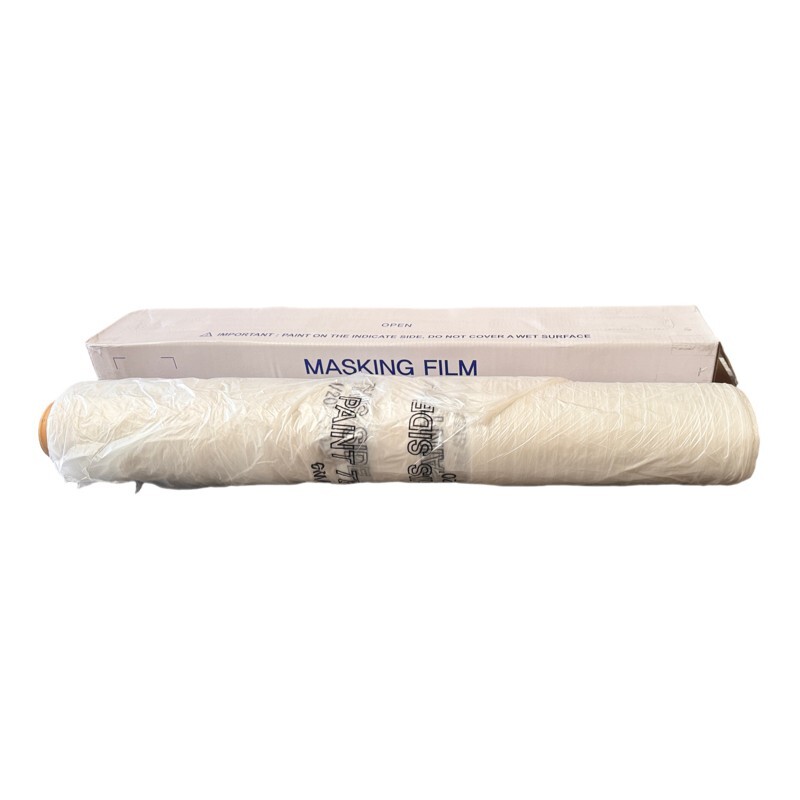 Clear Protective Film Roll Masking Plastic Sheeting Automotive For Painting