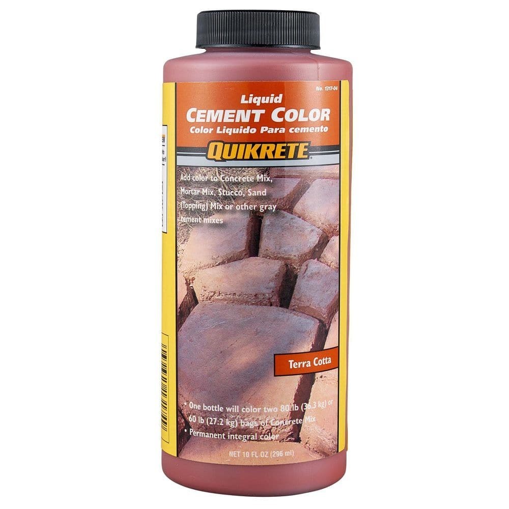 New Quikrete 10 oz. Liquid Cement Color Terra Cotta Free Shipping