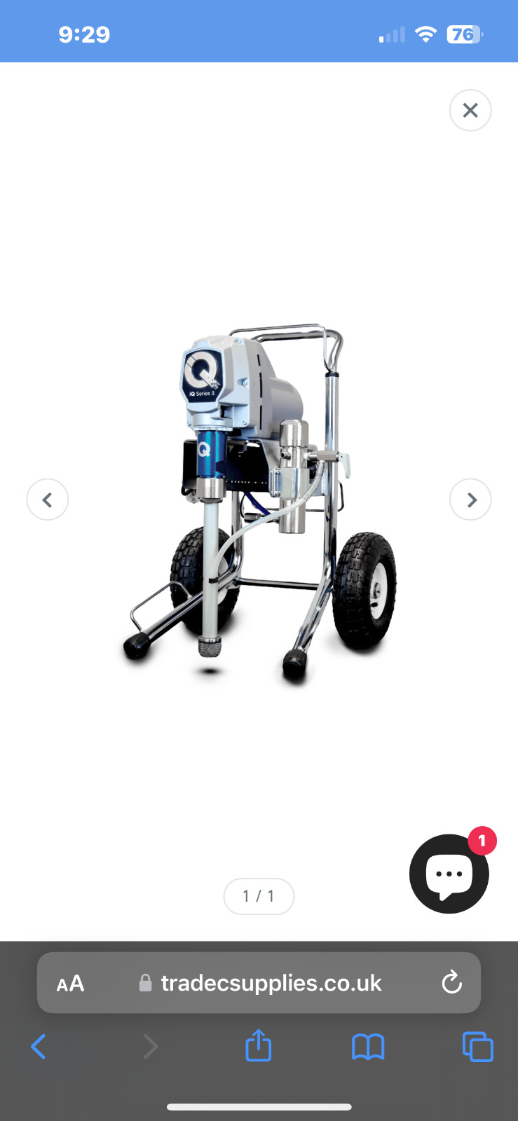 Q tech IQ3 Paint sprayer
