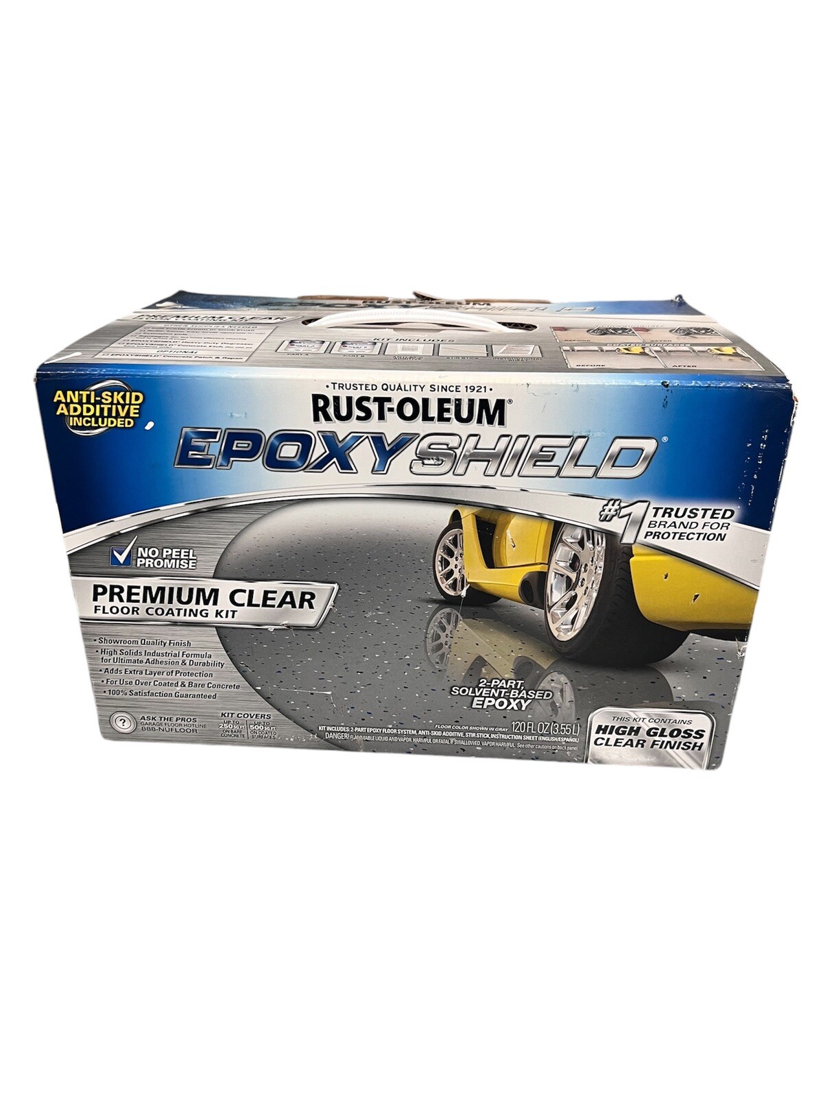 Rust-Oleum 120 oz Epoxyshield Premium Floor Coating Kit – Clear