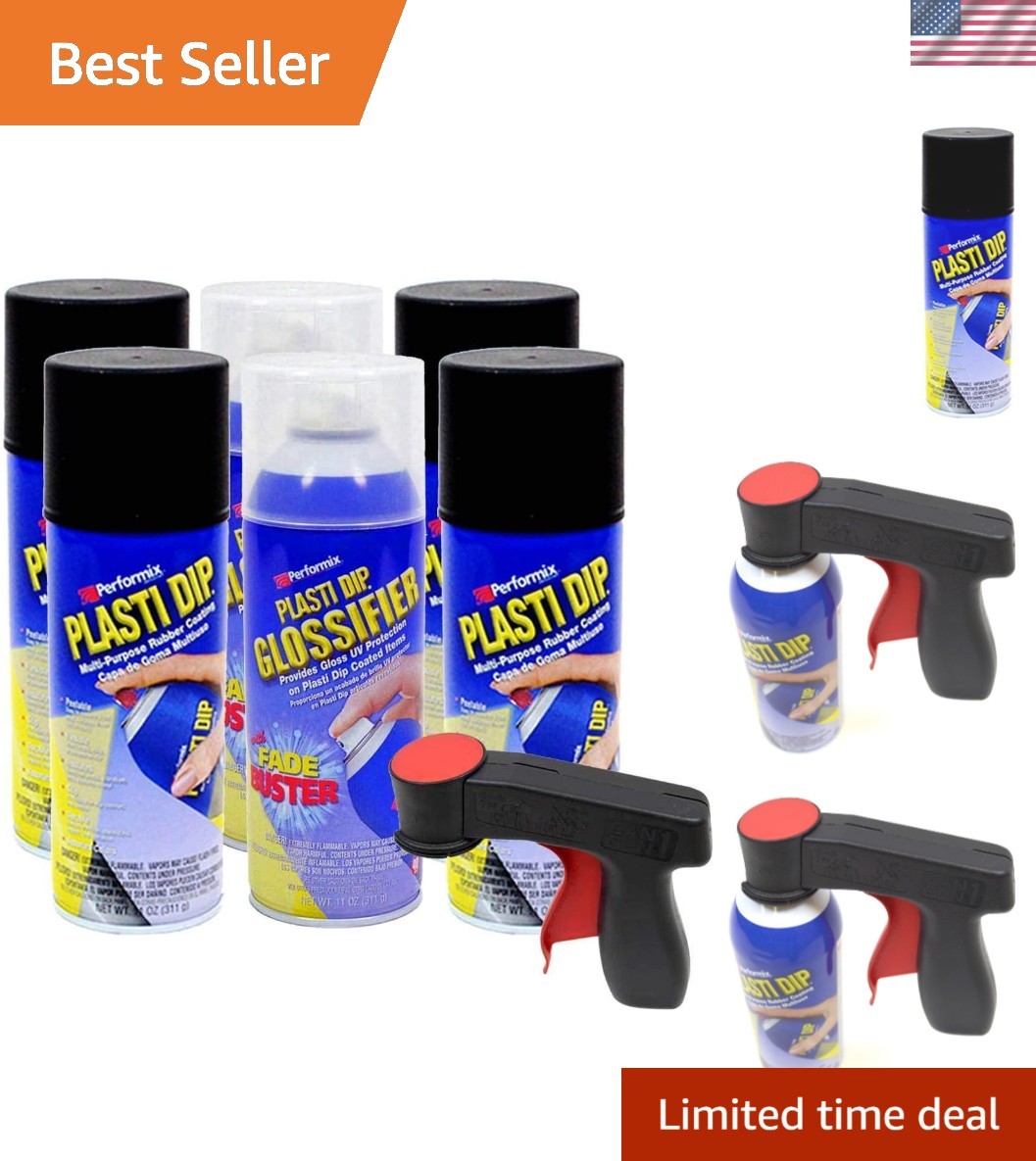 Black Rim Kit With Gun – Matte Finish, Waterproof & Abrasion Resistant