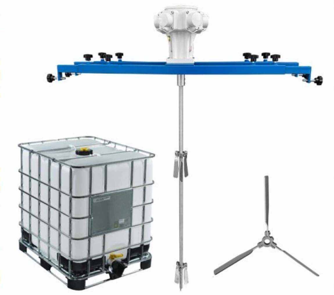 IBC Pneumatic Paint Mixer, 1000L IBC Air Agitator Paint Ink Stirring Mixing Tool