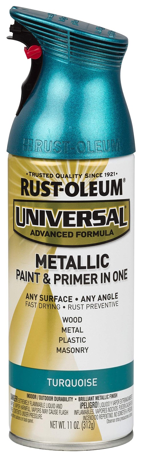 Rust-Oleum 330480 Universal All Surface 11 Ounce (Pack of 1), Turquoise