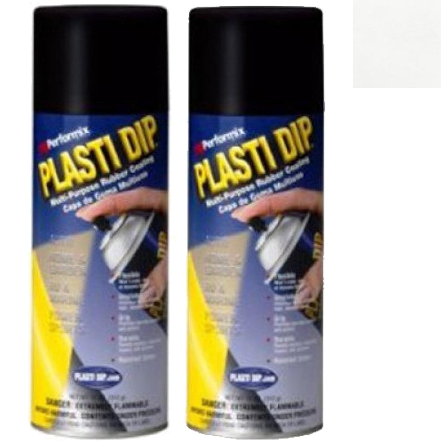 Versatile Multi-Surface Rubber Coating Spray – 2 Pack, 11oz Black Matte Finish