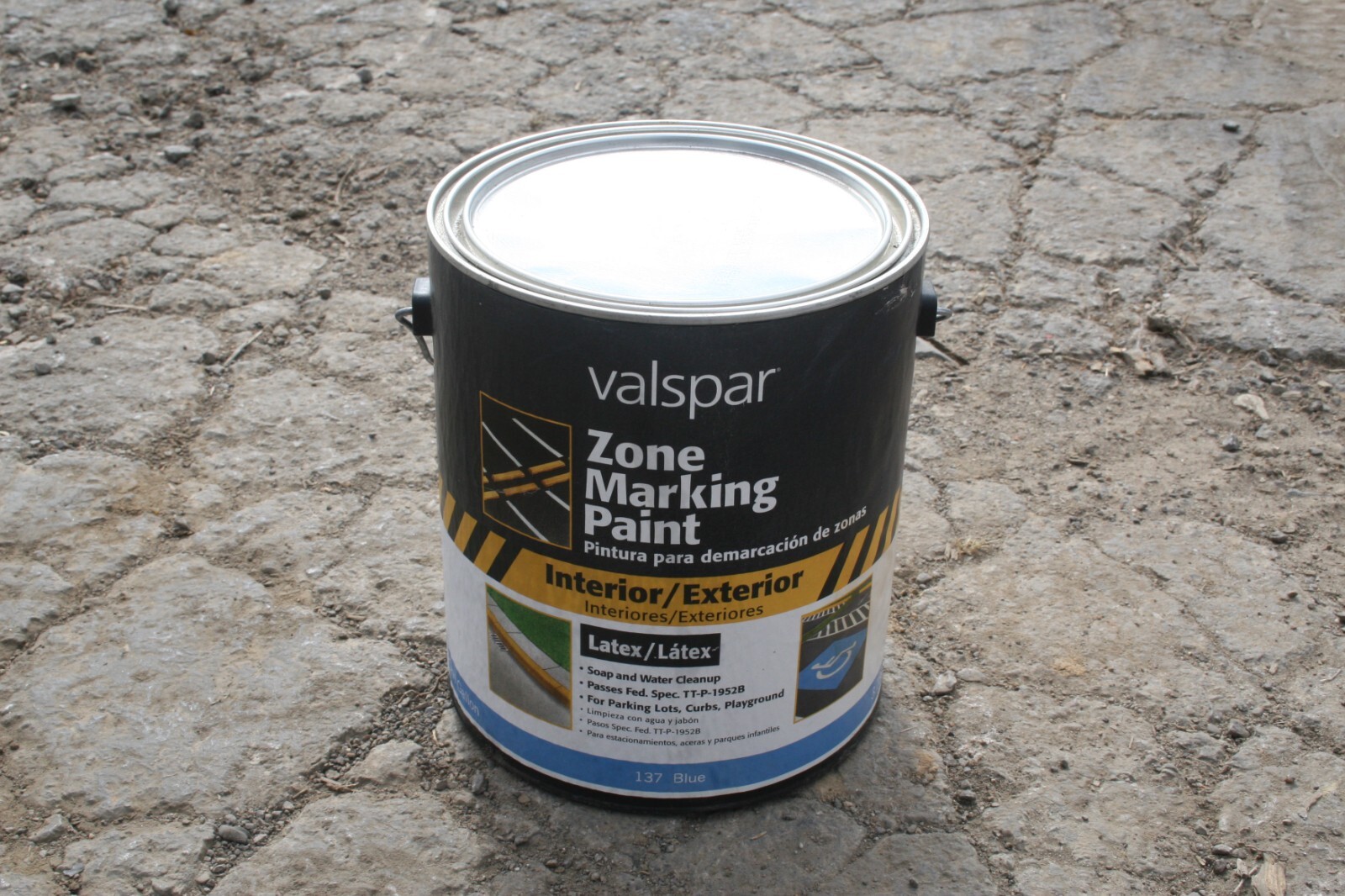 Valspar Zone Marking Paint – 137 Blue, 1Gal