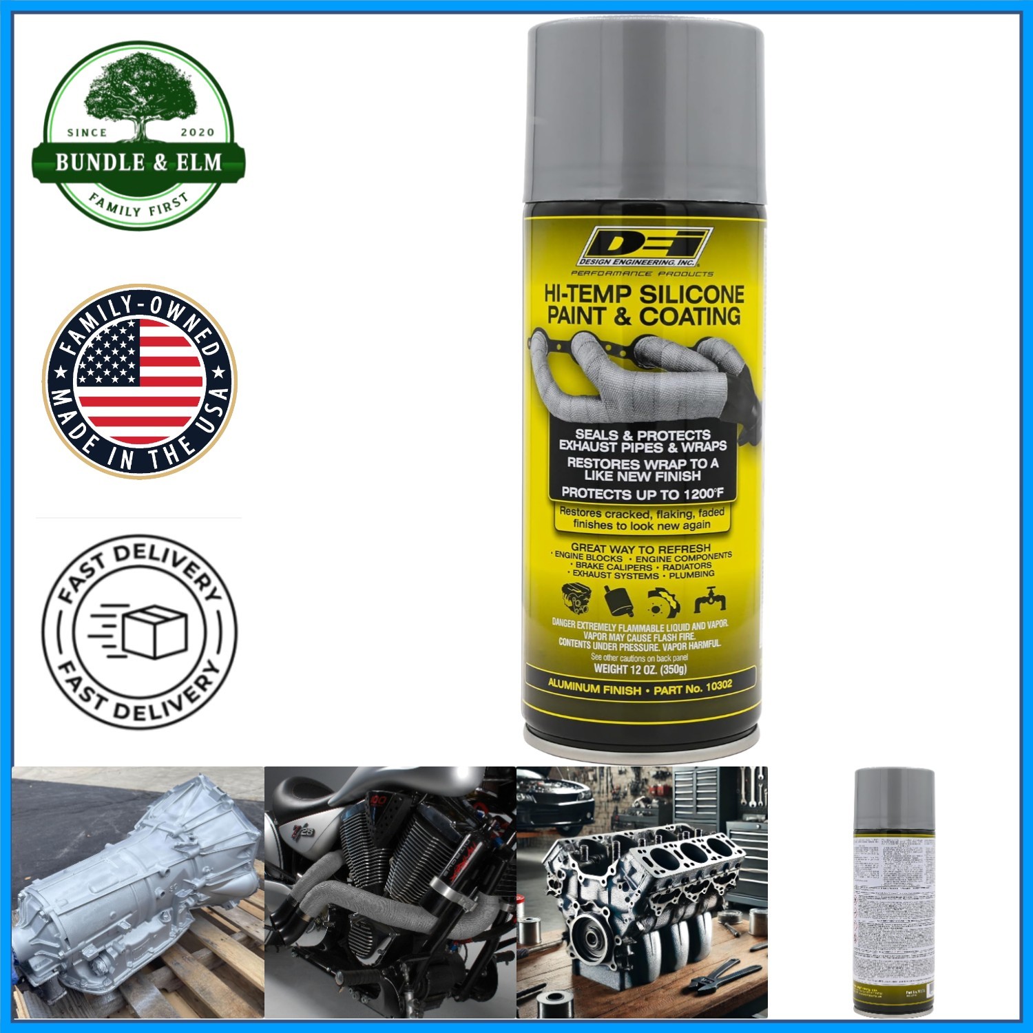 Heat-Resistant Aluminum Coating Spray for Optimal Performance and Protection