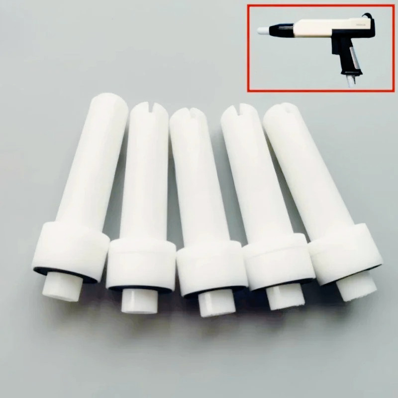 5PCS Flat Jet Nozzle for Portable Manual Powder Painting Spray WX-958 Gun