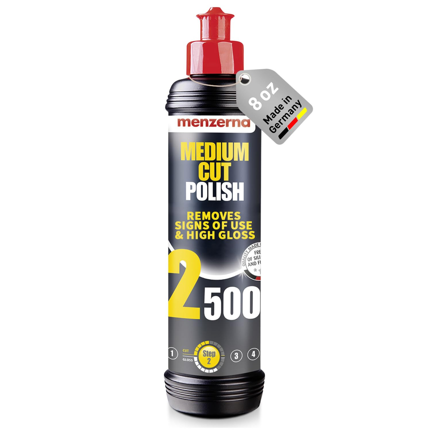 Medium Cut Polish 2500″ I Abrasive Polishing Compound for Medium Scratches and S