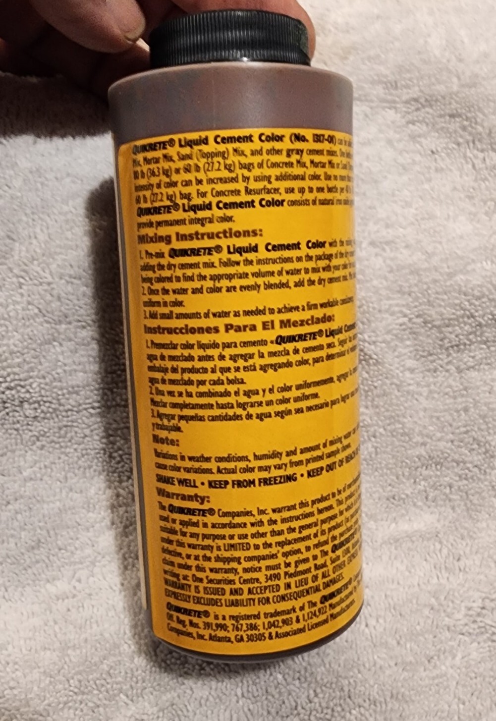 QUIKRETE 1317-01 LIQUID CEMENT COLOR 10oz BROWN