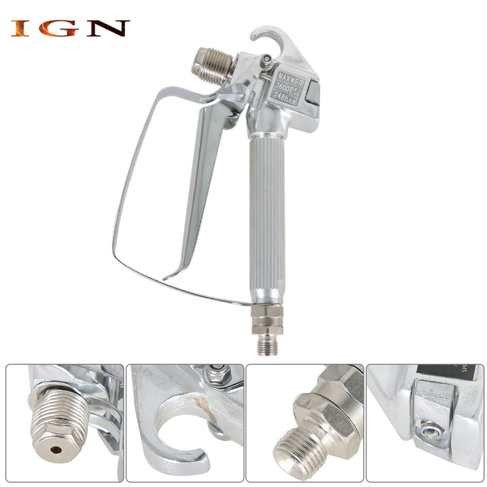 3600PSI Airless Paint Spray Gun With 517 Tip&Tip Guard Sprayers Fast shipping