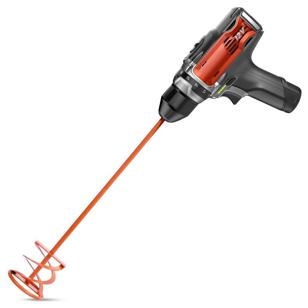 Paint & Mortar Mixer| 16″ L, 3″ Dia Compound, Sealer, Grout, Thinset, Plaster…