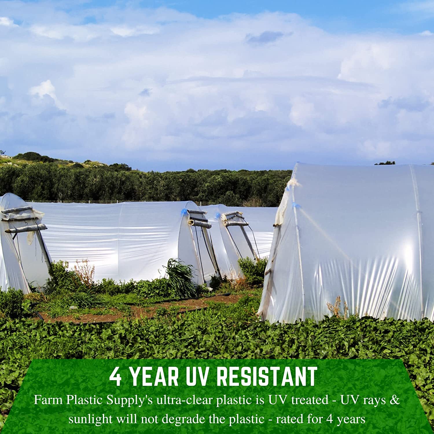 Farm Plastic Supply – Ultra-Clear Poly Cover – 6 mil – Various Sizes