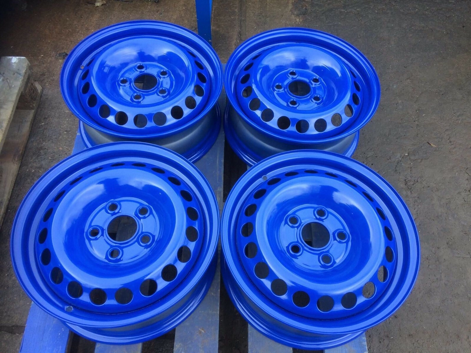 RAL 5002 Ultramarine Blue Powder Coating Paint – New 1LB
