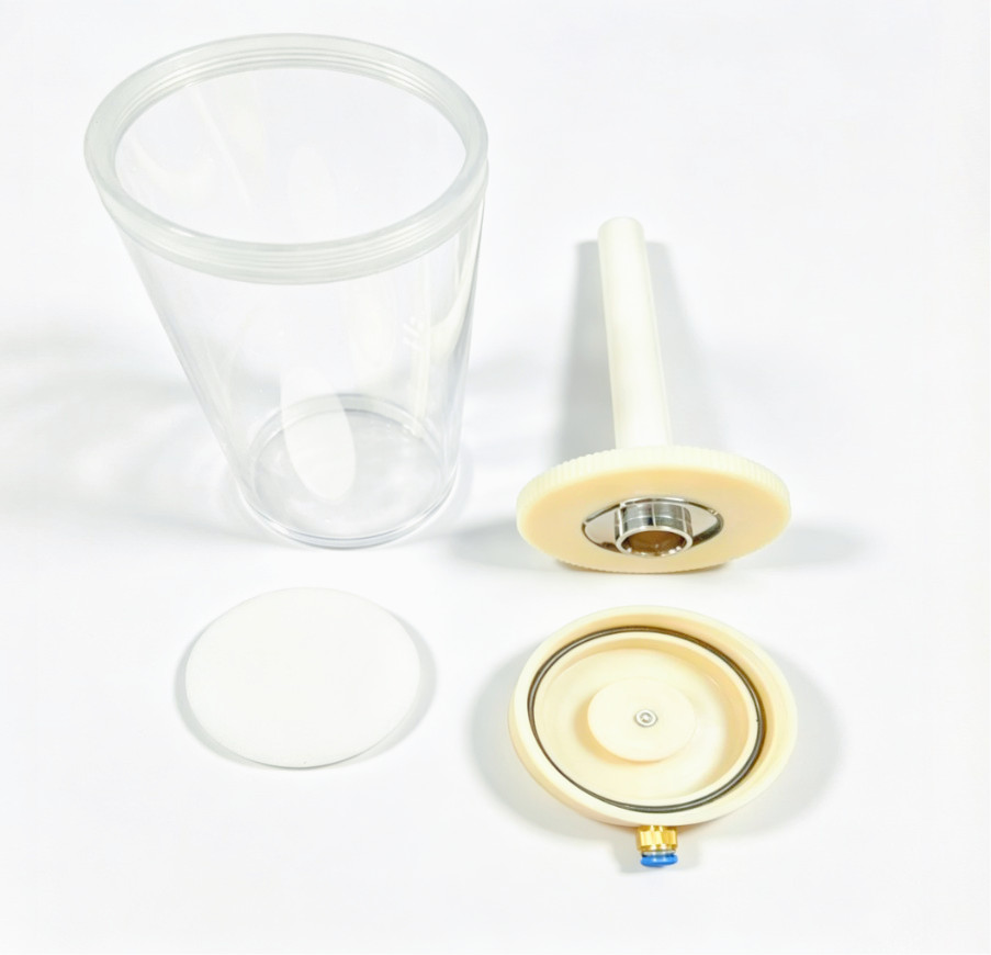 Electrostatic Powder Coating Fluidization hopper cup (1 L) w/ IG 02 pump NEW