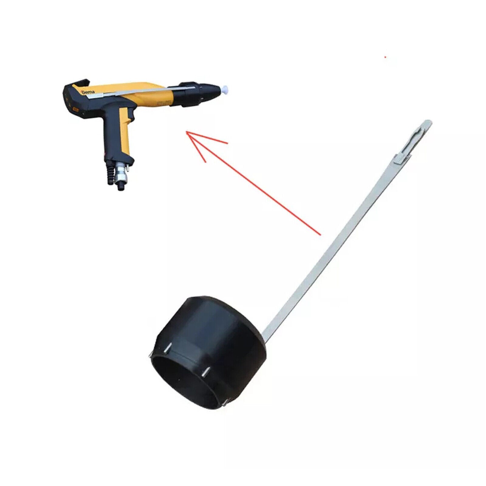 Super Corona Discharge Ring for GEMA OPTIFLEX GA03 GM03 Electrostatic Spray Gun