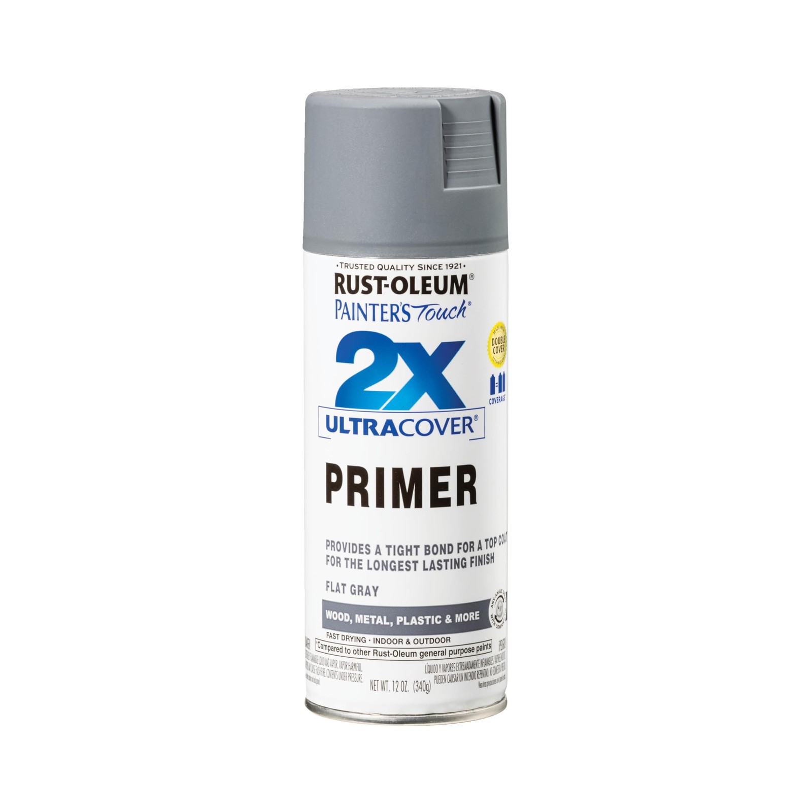 Rust-Oleum 334017 Painter’s Touch 2X Ultra 12 fluid ounce (Pack of 1), Gray