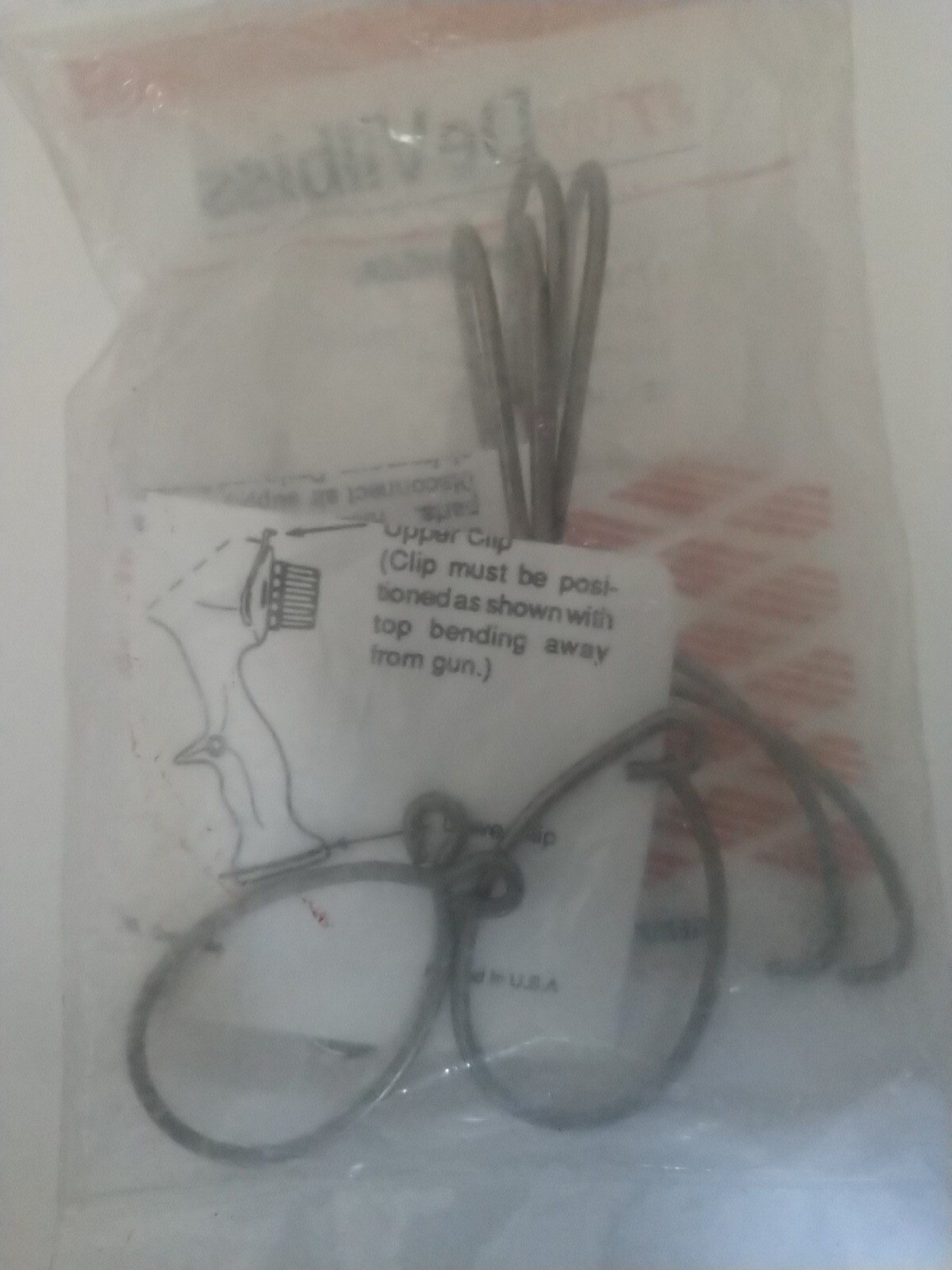 DEVILBISS OMX 464 Spray Gun Grip Clip w/Hook OMX