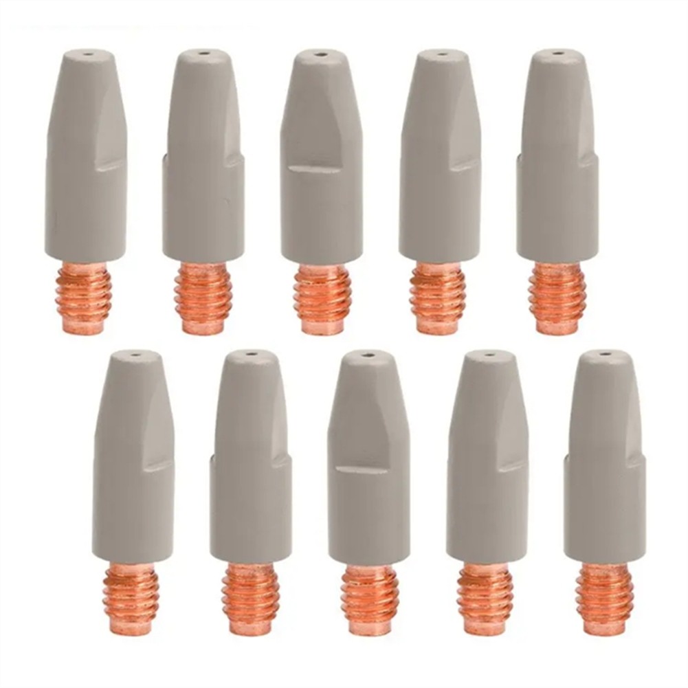 10PCS 24KD Welding Contact Tips Coating Protect M6 Gas Nozzle Tip 1.0mm MIG8925