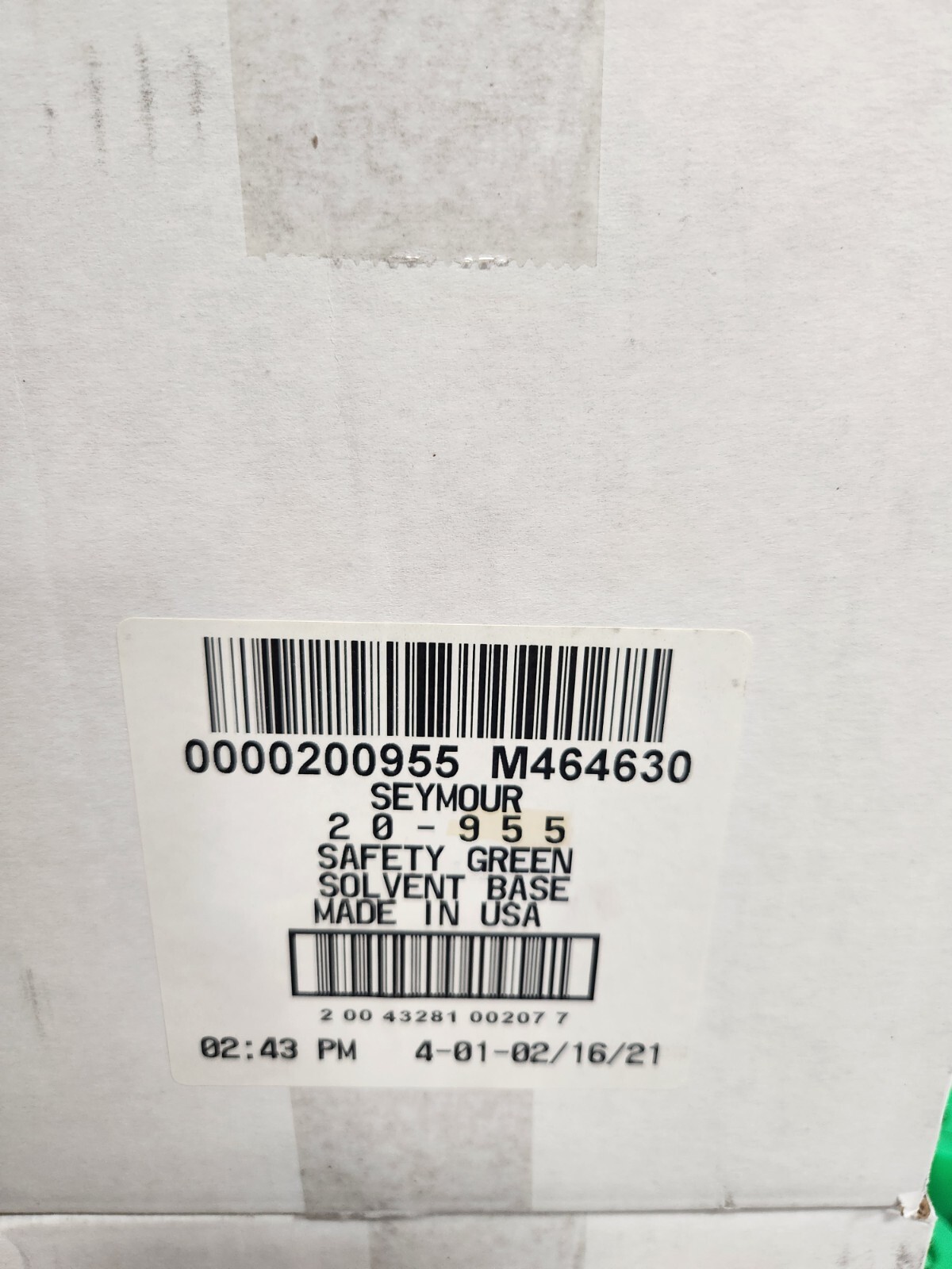 Seymour Solvent Marking Paint (Safety Green)