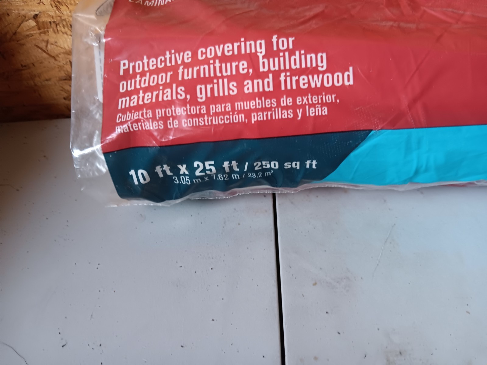 Ace Plastic Sheeting Polyethylene Clear 3 mil x 10 Ft. W x 25 Ft. L.
