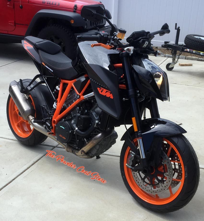 KTM Orange Powder Coating Paint – New 1LB