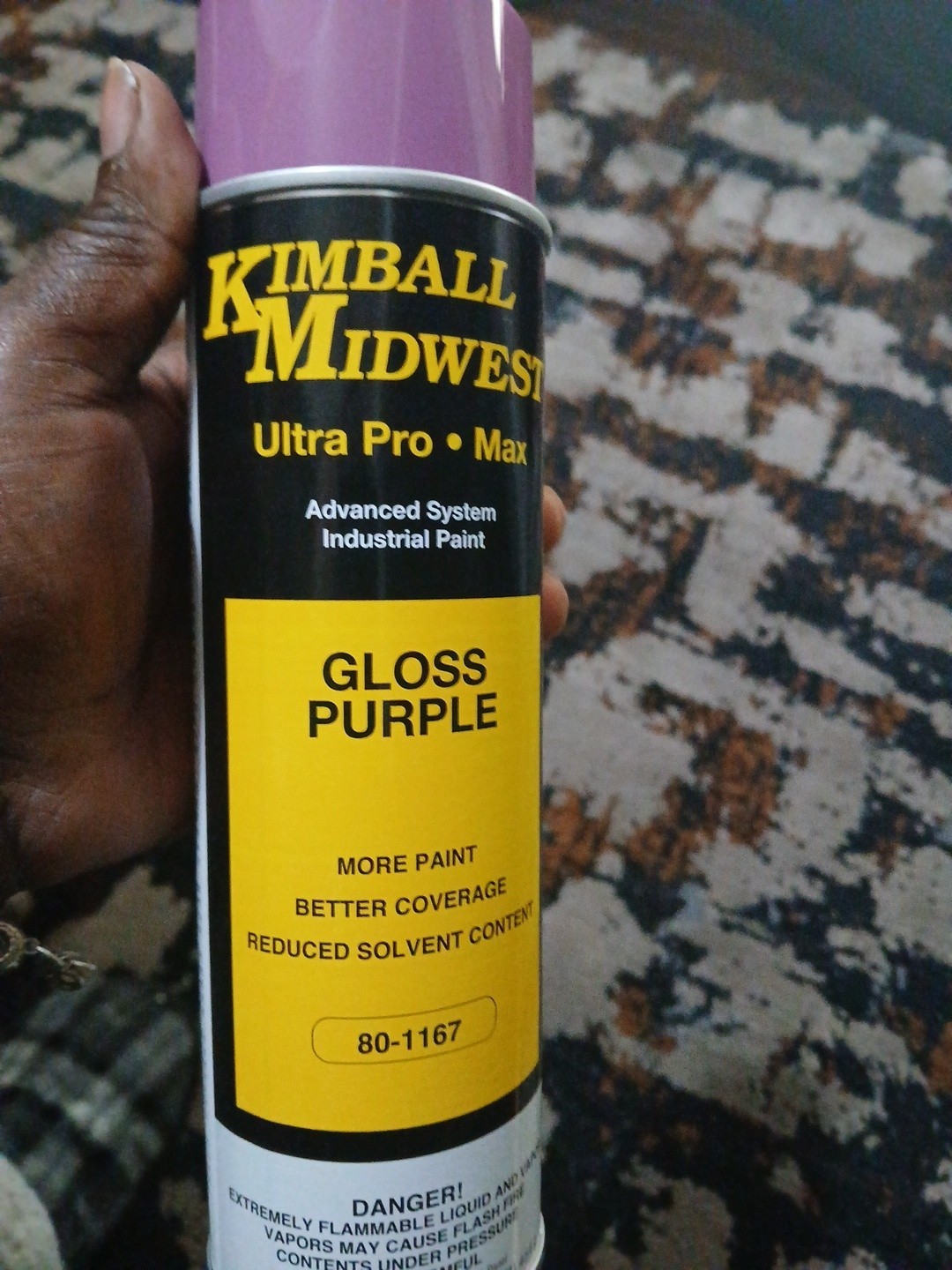Kimball Midwest Ultra Pro • Max Industrial Spray Paint in Gloss Purple