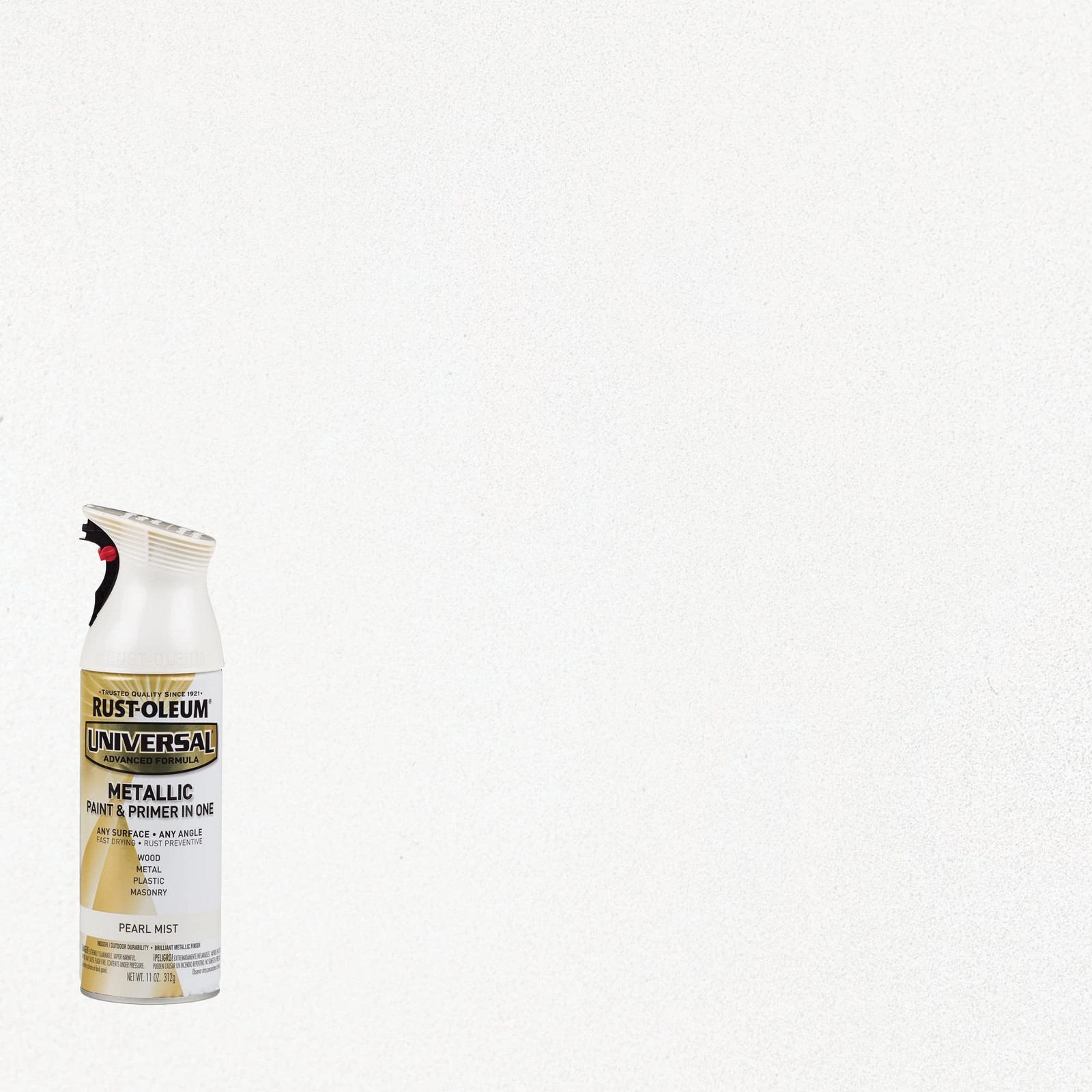 Rust-Oleum Universal All Surface Metallic 11 Ounce (Pack of 1), Pearl Mist