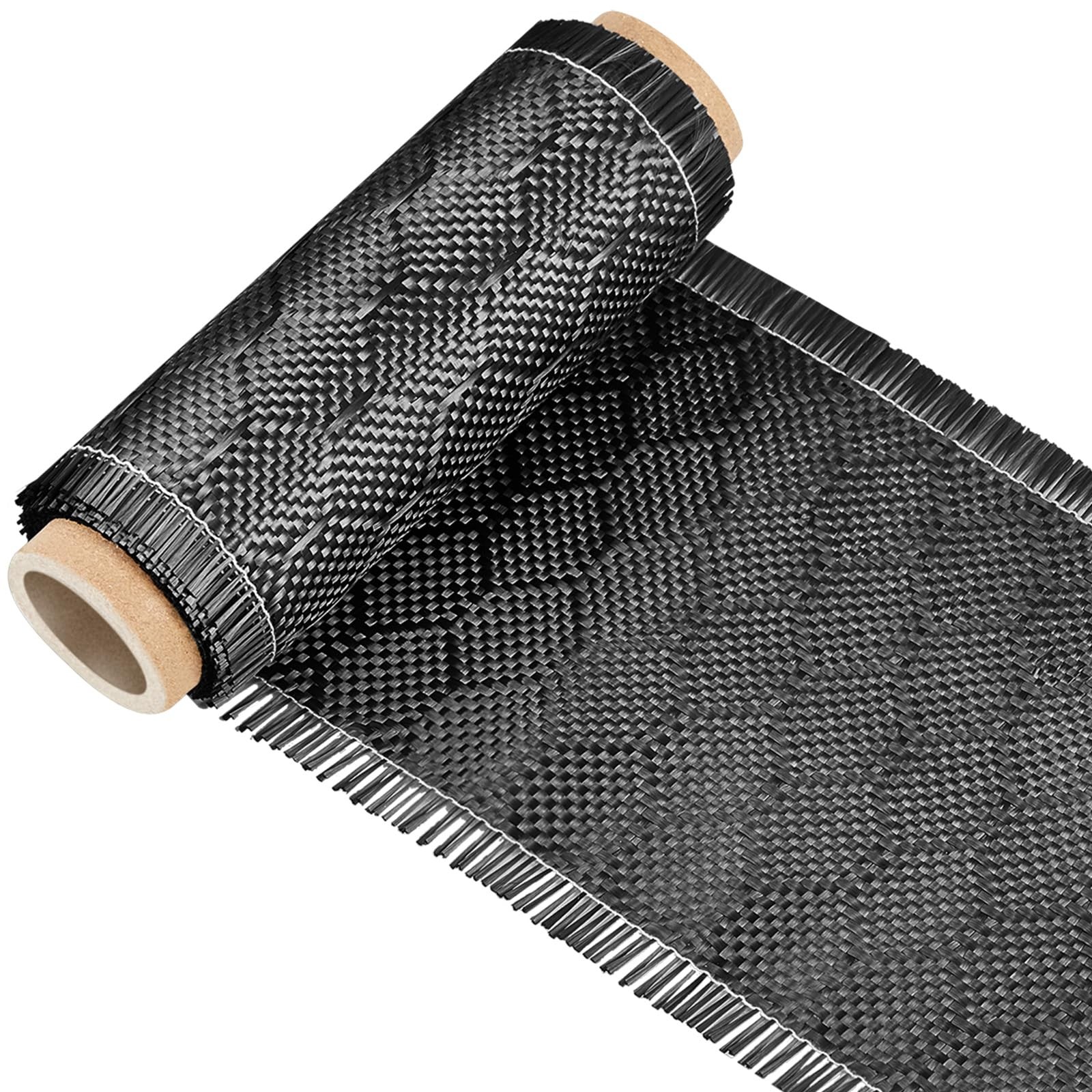 VitalCozy 5Ft x 4″ Bee Hive Carbon Fiber Fabric Roll Sheet x 4″, black