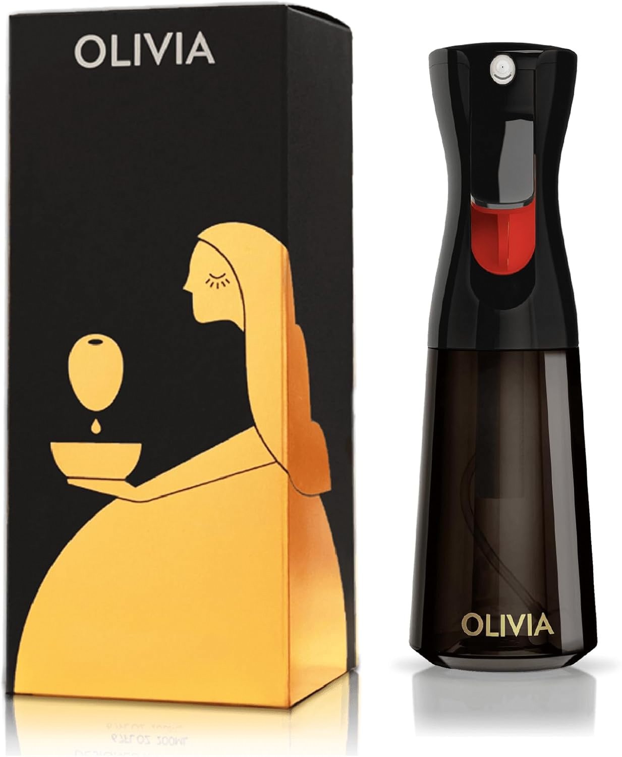 OLIVIA SIGNATURE Oil Sprayer Bottle with Fine Mist Flairosol Technology