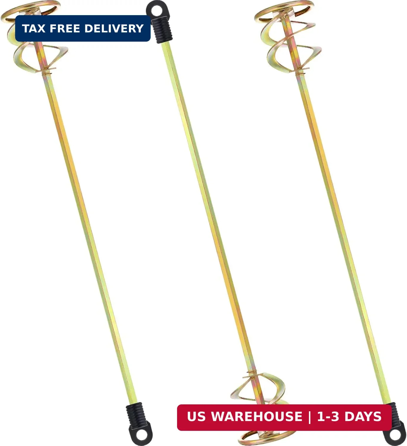 Lasnten 3 Pcs Paint Mixer for Drill, 1 to 5 Gallon Bucket, Paint Stirrer, Easy t