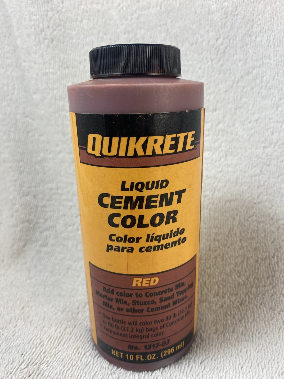 Quikrete 10 oz. Liquid Cement Red Concrete Color