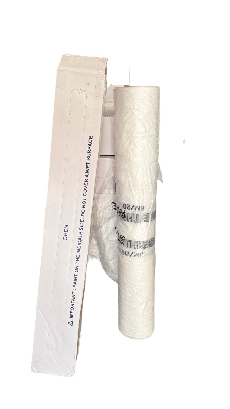 Clear Protective Film Roll Masking Plastic Sheeting Automotive For Painting