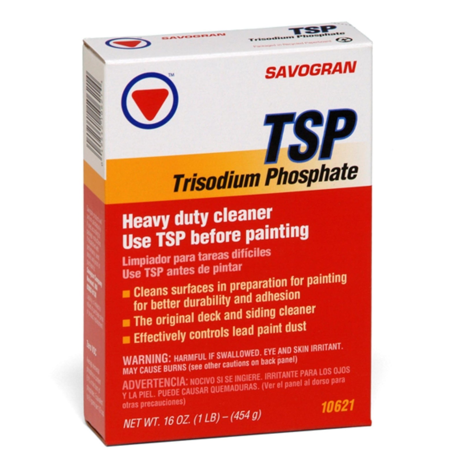 Savogran 10621 Trisodium Phosphate (TSP) 16 Ounce (Pack of 1), White Solid