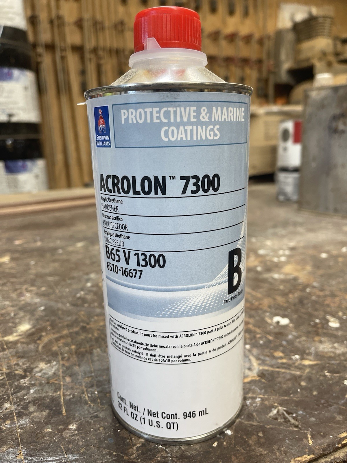 Sherwin Williams Acrolon 7300 Acrylic Urethane Hardener/ Quart