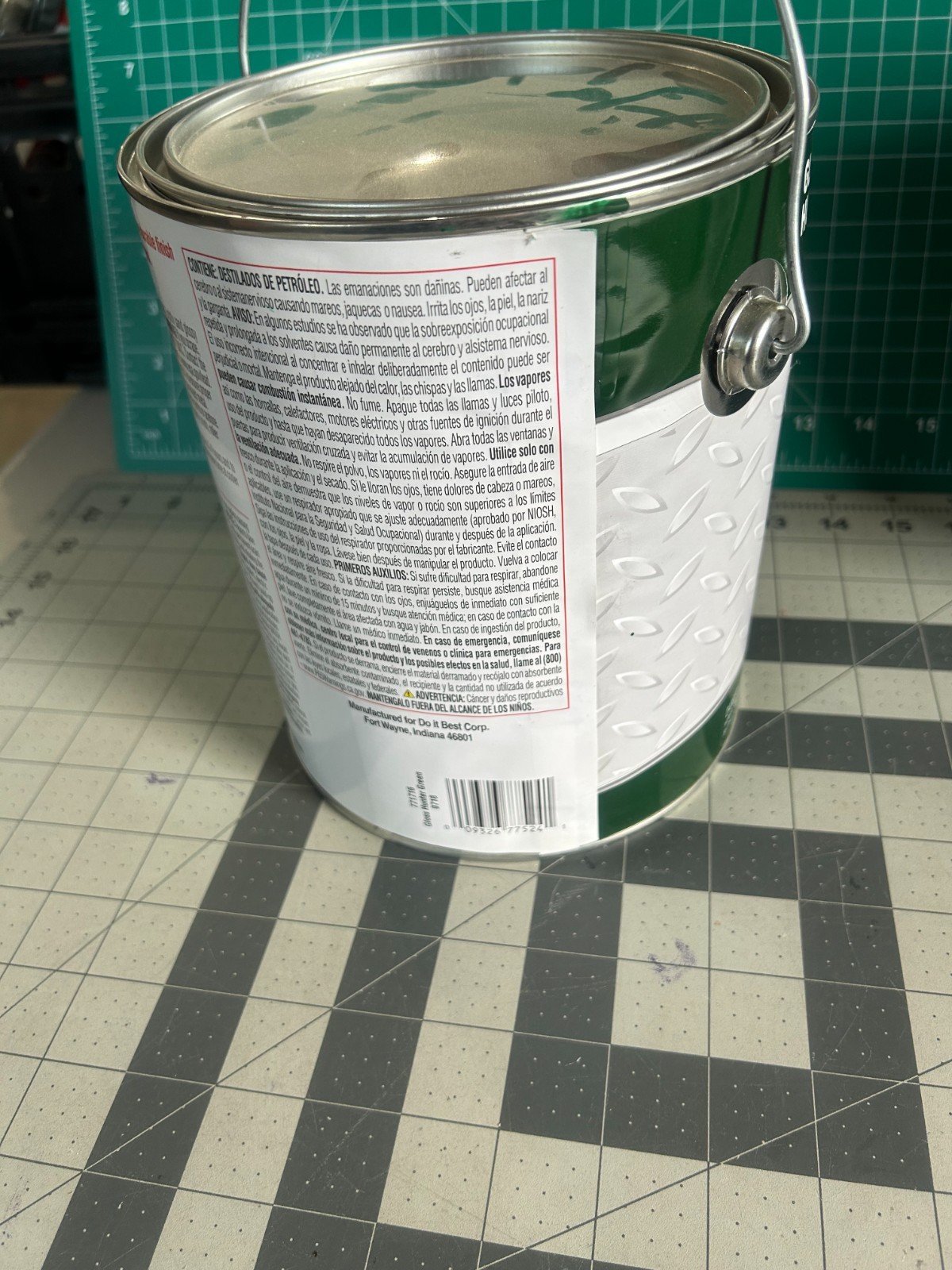 NEW *DENTED* Do it Best Rust Coat Oil-Based Gloss Enamel Hunter Green 1-GALLON