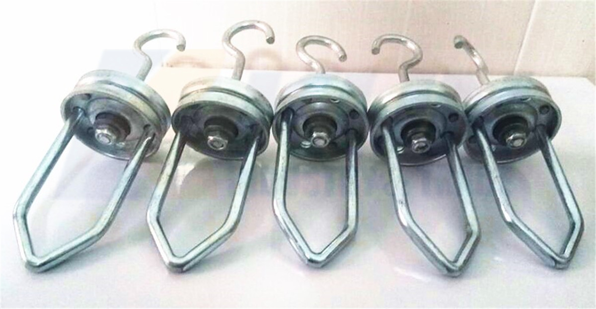5 pieces hanging hooks-swivel v hook for powder coating coat paint