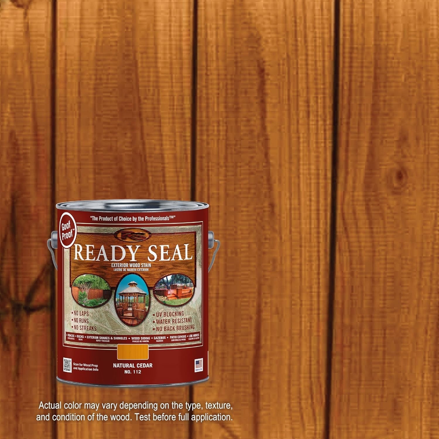 Ready Seal Natural Cedar 1 Gallon 7lb – 112