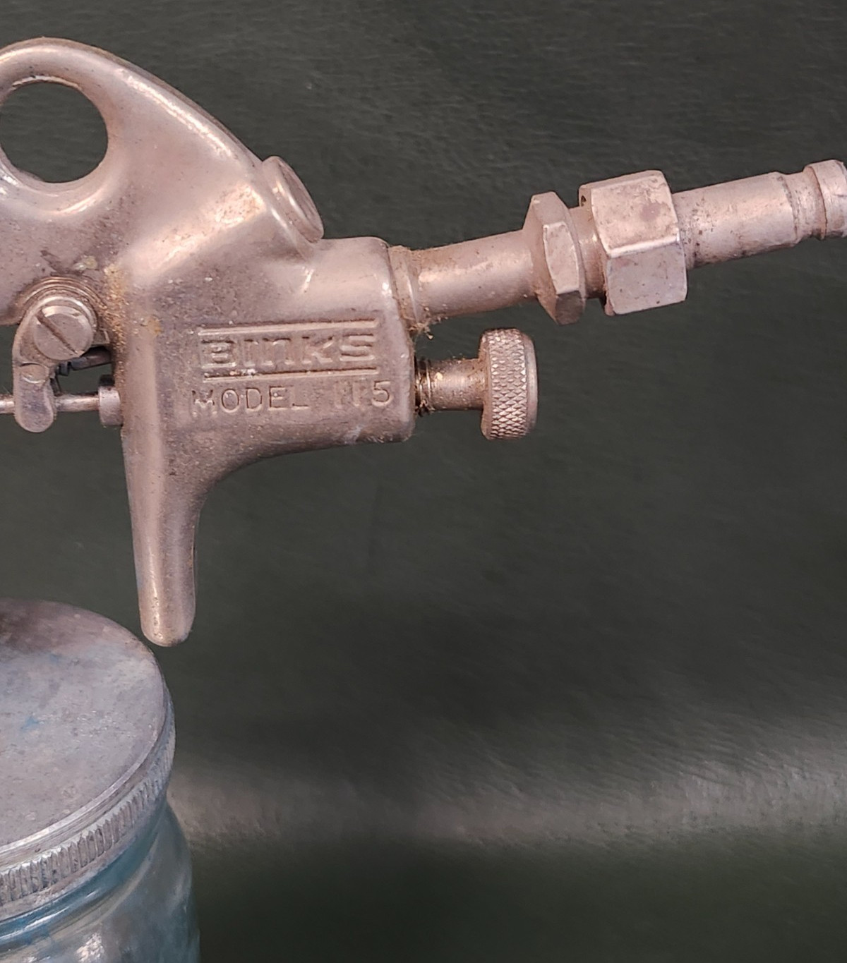 VINTAGE Binks Model 115 Conventional Touch-up Paint Spray Gun USA