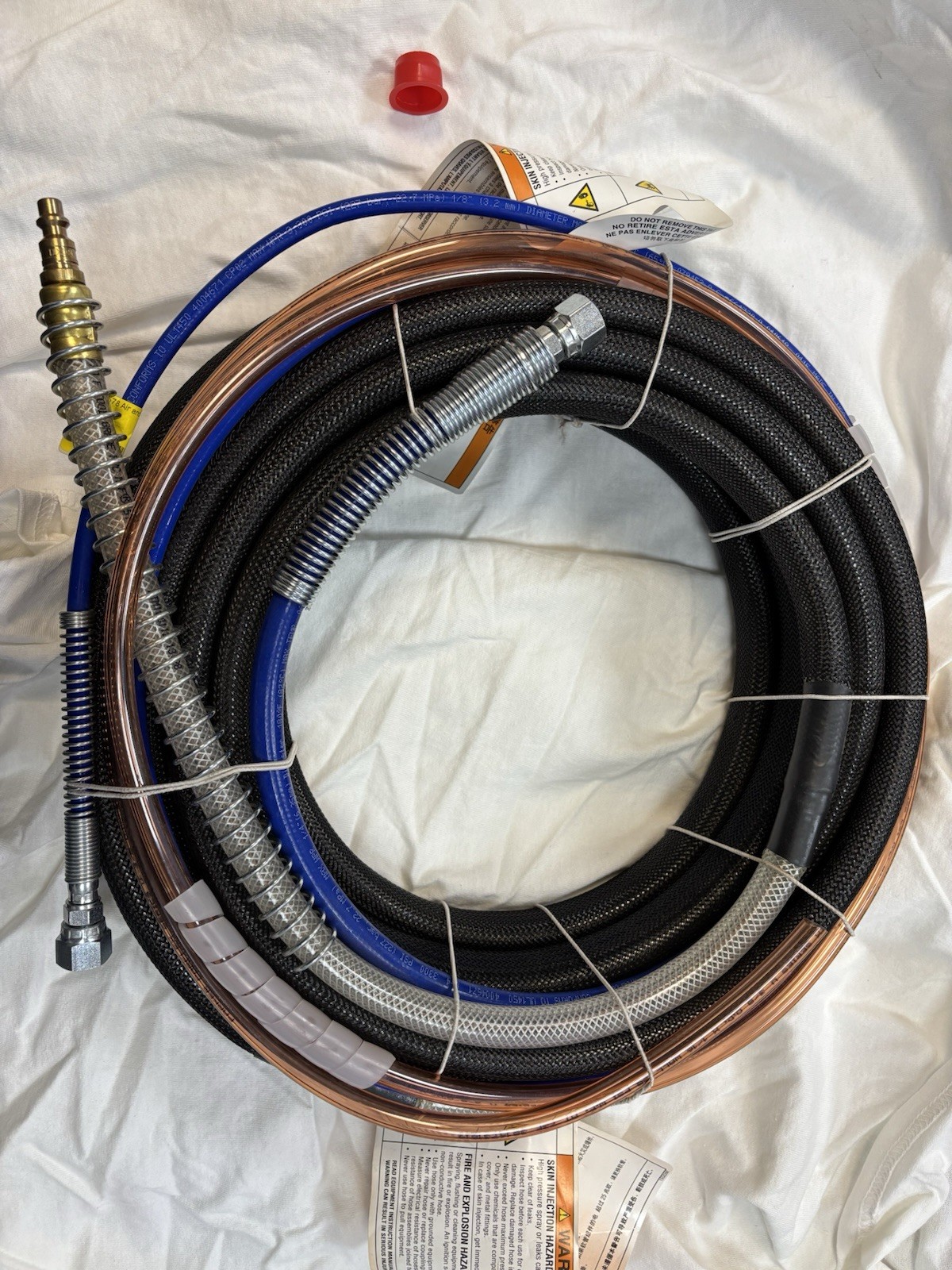 Graco 24U578 Super Flex fluid And Air Hose 25 Foot For Air Assist System