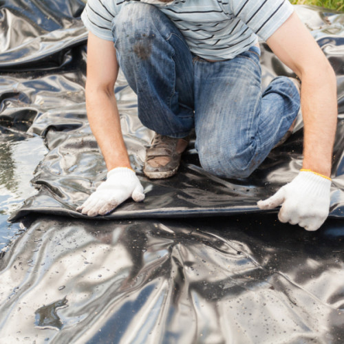 Vapor Barrier Supply – Poly Cover Black Vapor Barrier Plastic Sheeting – 2 Mil