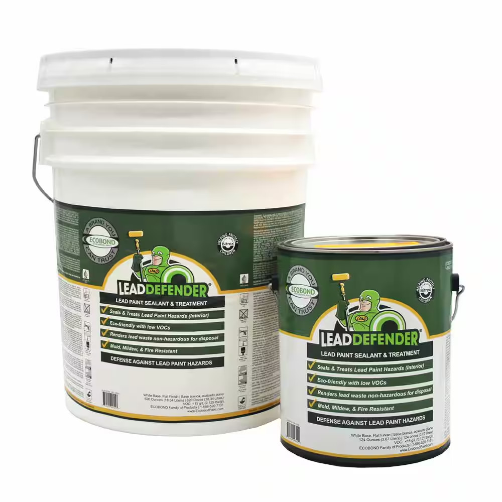 Lead Defender 5-Gal off White Flat Lead Based Paint Treatment and Sealant
